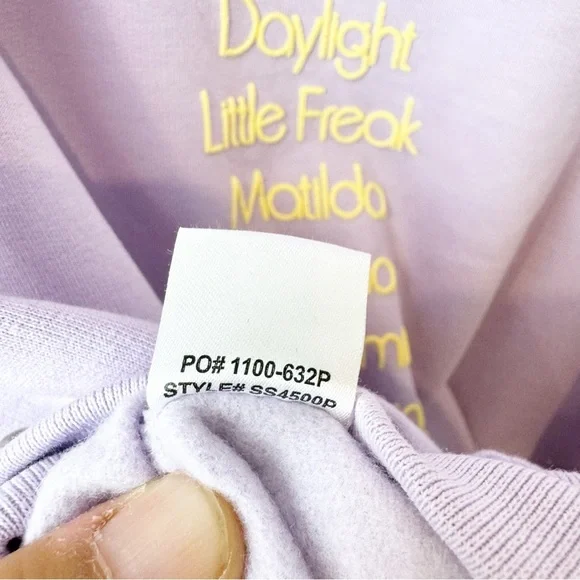 Harry Styles | Official Love on Tour 2023 Merch Harry's House Lilac Hoodie - Picture 8 of 8